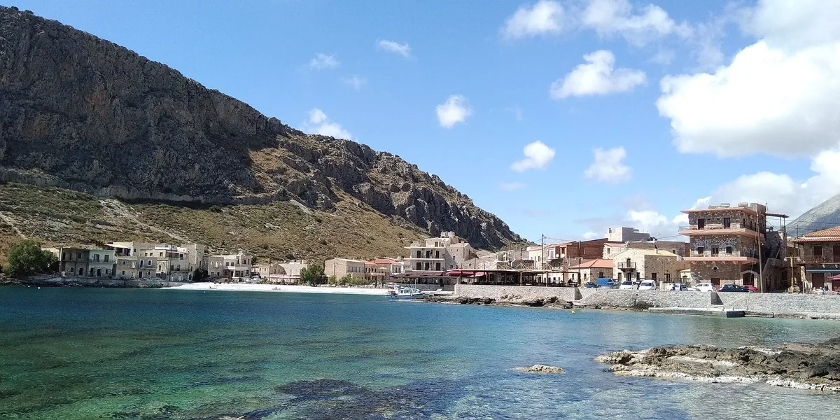 Gerolimenas-Strand, Oitylo, Peloponnese, Griechenland — 4