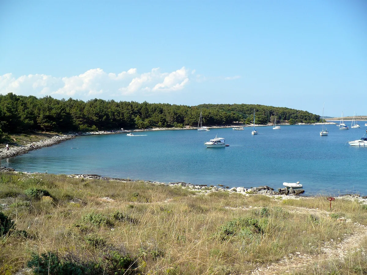 Plage de Debeljak, Medulin, Istria, Croatie — 3