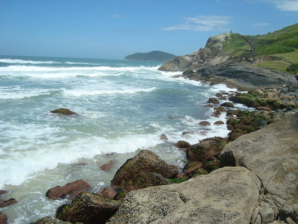 Plage du Santinho, Florianópolis, Brazilian Atlantic, Brésil — 2
