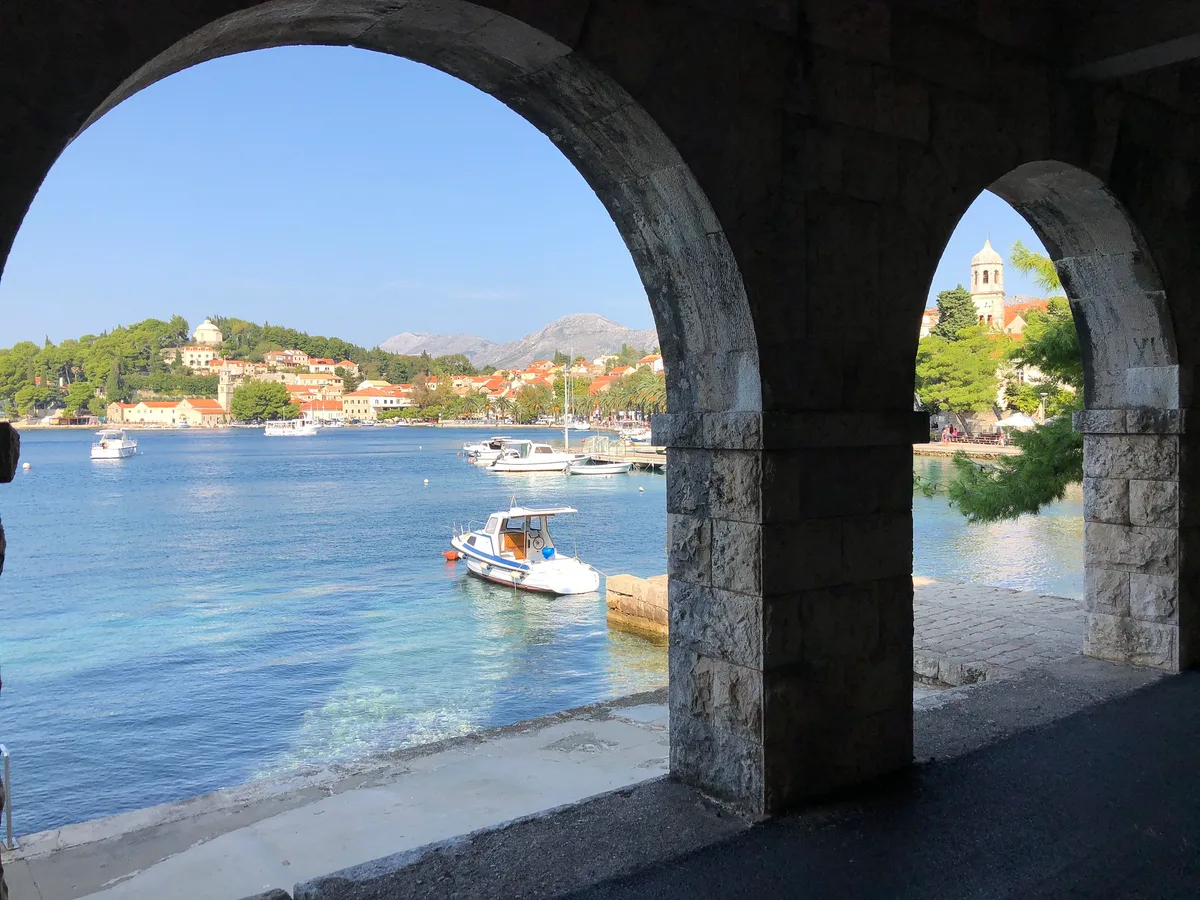 Playa de Cavtat, Konavle, Dalmatia, Croacia — 5
