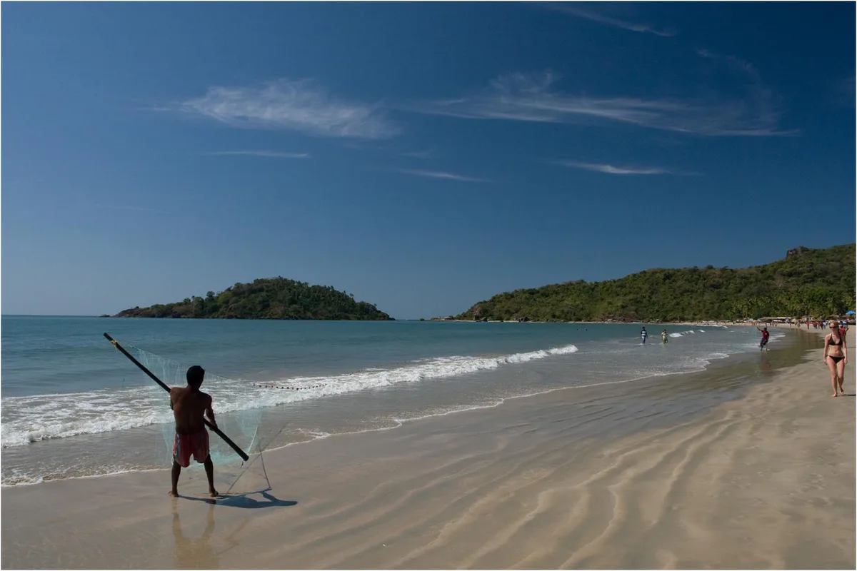 Palolem Beach, Canacona, Indian West Coast, Índia