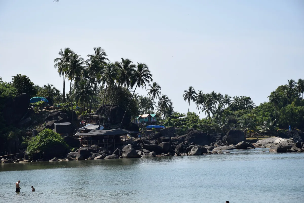 Palolem Beach, Canacona, Indian West Coast, Índia — 2