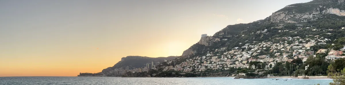 Buse Beach, Roquebrune-Cap-Martin, Provence-Alpes-Côte d'Azur, France