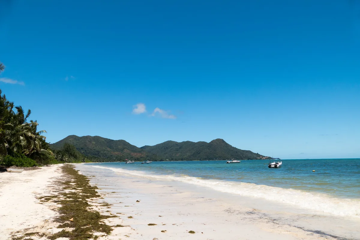 Plage de Grand Anse, Grand'Anse Praslin, Seychelles Inner Islands, Seychelles