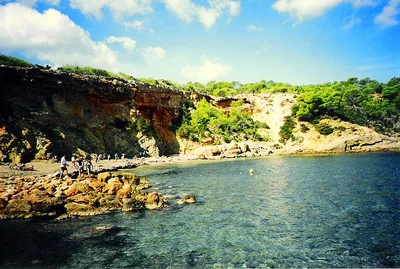 Playa de S'Illot d'es Rencli, Sant Joan de Labritja, Balearic Islands, España — 4