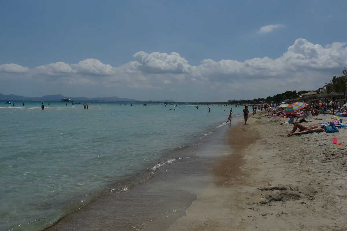 Plage d'Alcudia, Alcúdia, Balearic Islands, Espagne — 2