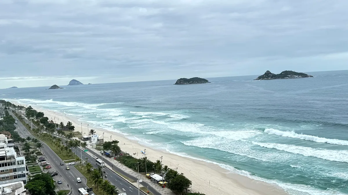 Plage de la Barra da Tijuca, Rio de Janeiro, Brazilian Atlantic, Brésil — 2
