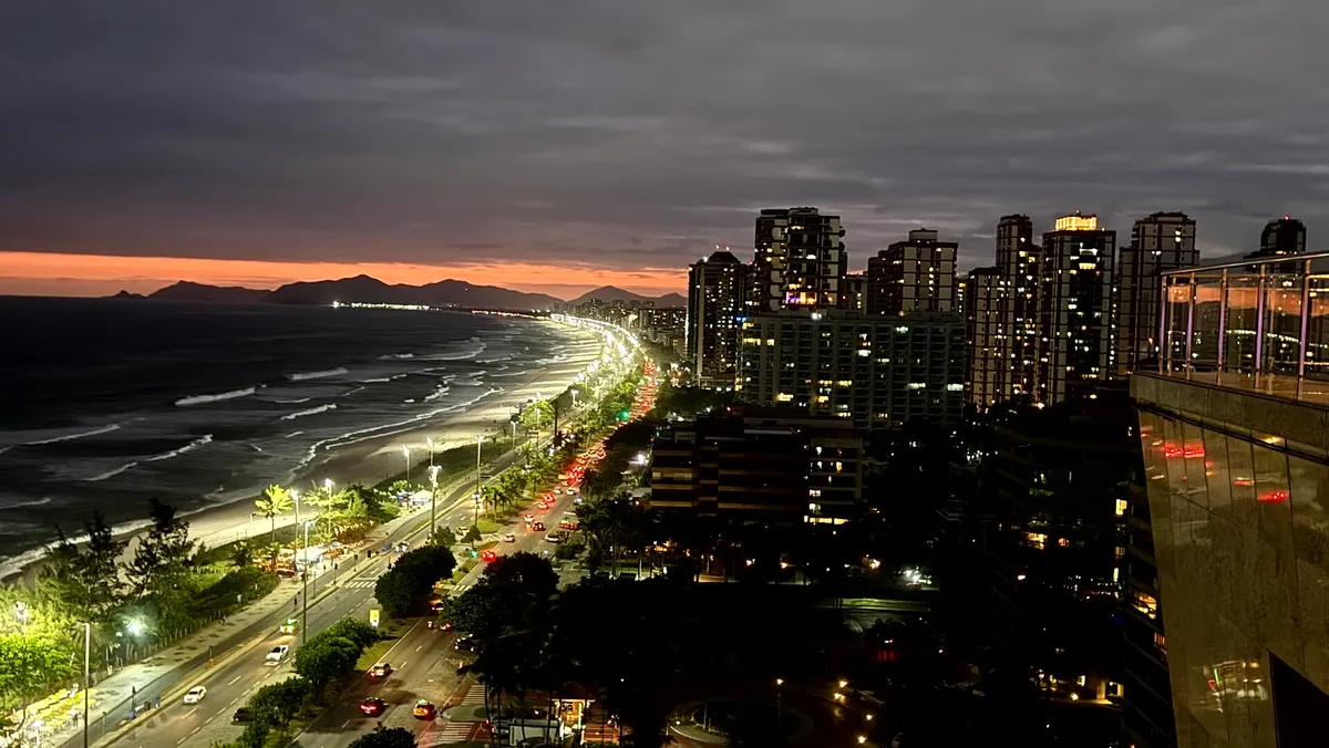 Plage de la Barra da Tijuca, Rio de Janeiro, Brazilian Atlantic, Brésil