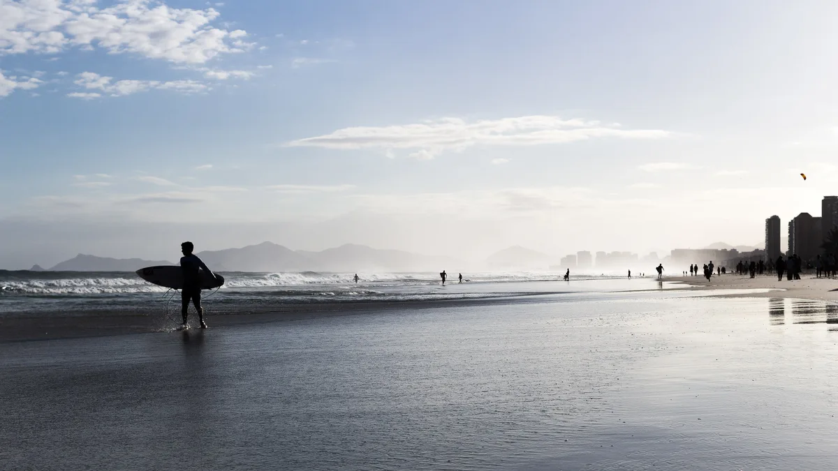 Plage de la Barra da Tijuca, Rio de Janeiro, Brazilian Atlantic, Brésil — 5