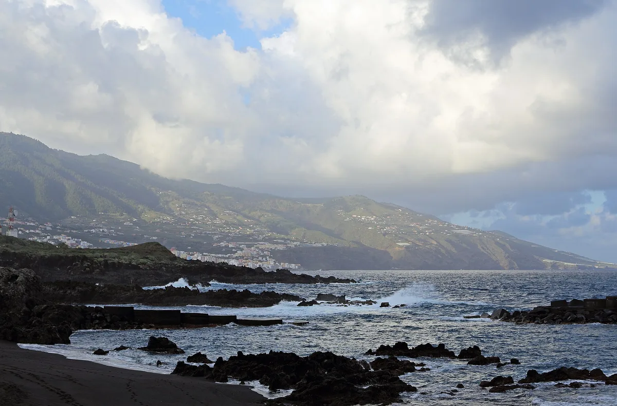 Spiaggia di Los Cancajos, Breña Baja, Canary Islands, Spagna