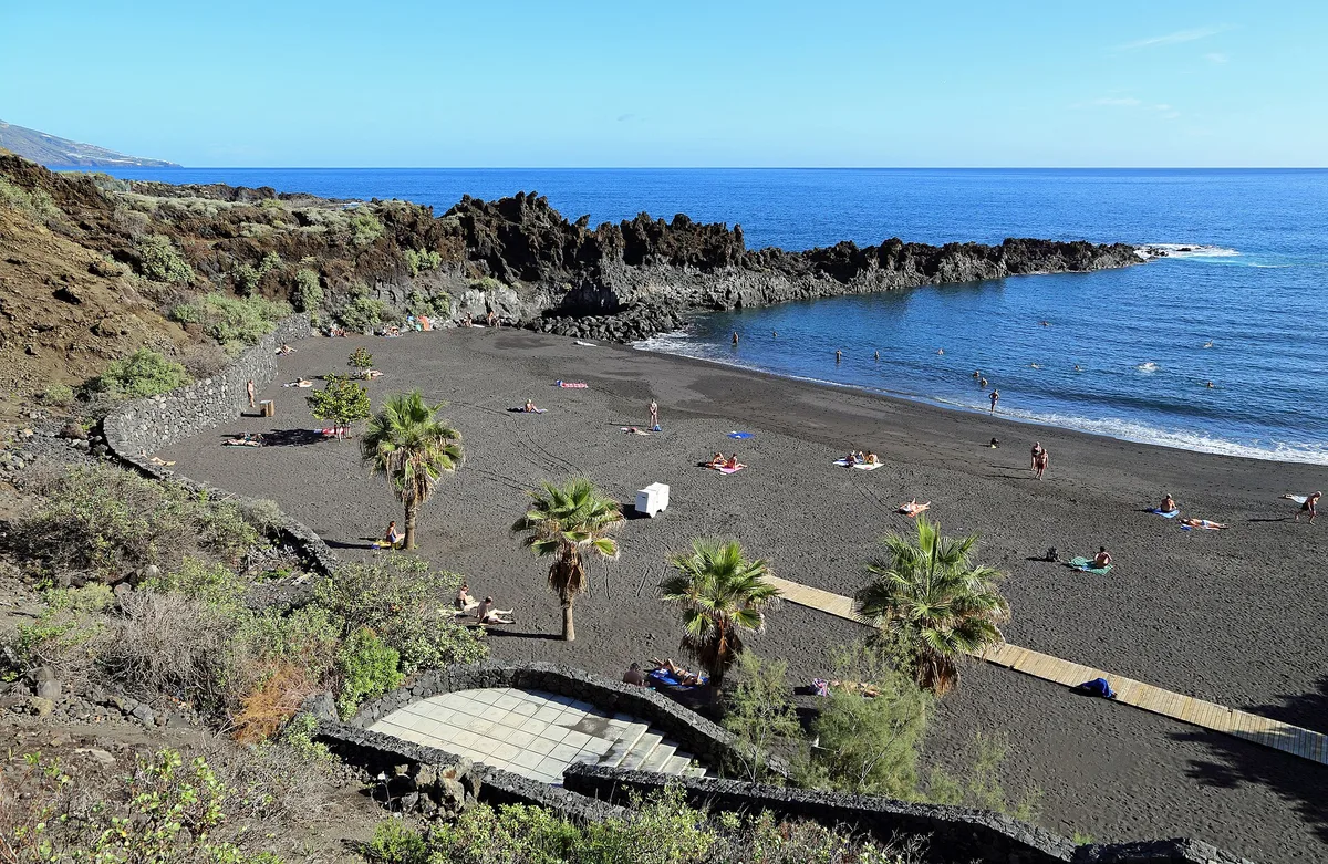 Spiaggia di Los Cancajos, Breña Baja, Canary Islands, Spagna — 2