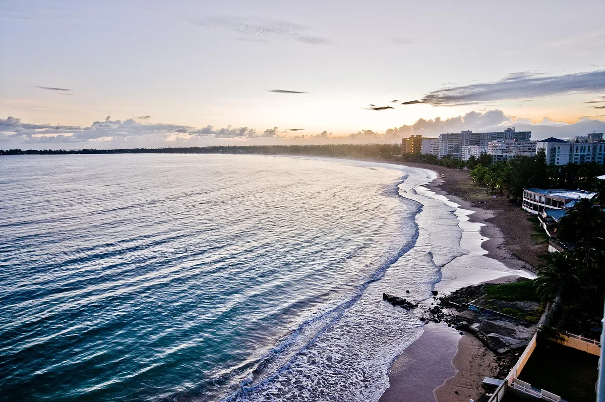 Plage d'Isla Verde, Carolina, Greater Antilles, Puerto Rico