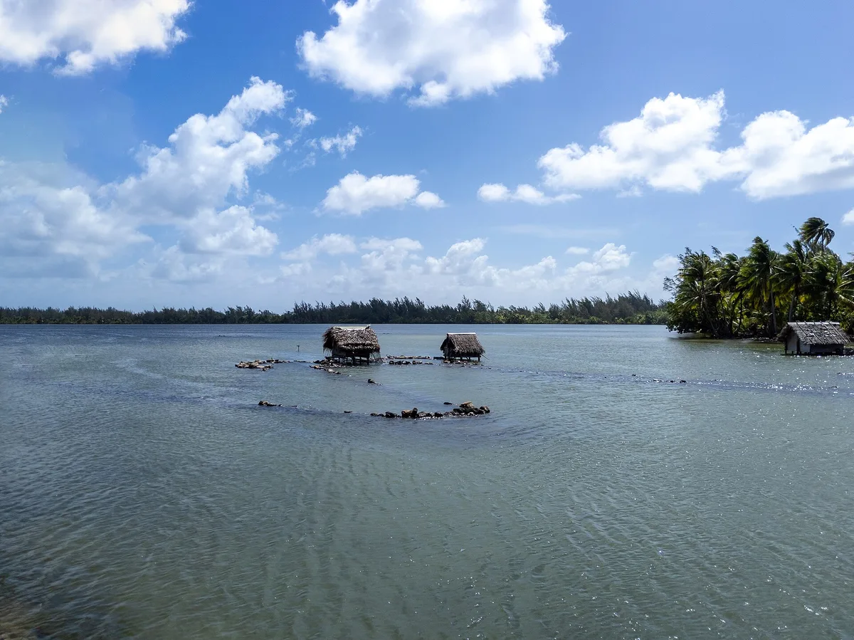 Plage de Maeva, Maeva, Society Islands, Polynésie française — 2