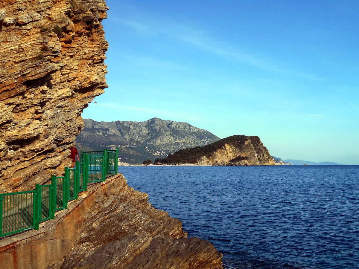 Mogren-Strand, Budva, Adriatic Coast, Montenegro — 2