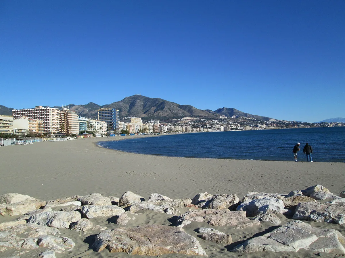 Playa de los Boliches, Fuengirola, Andalusia, España — 3