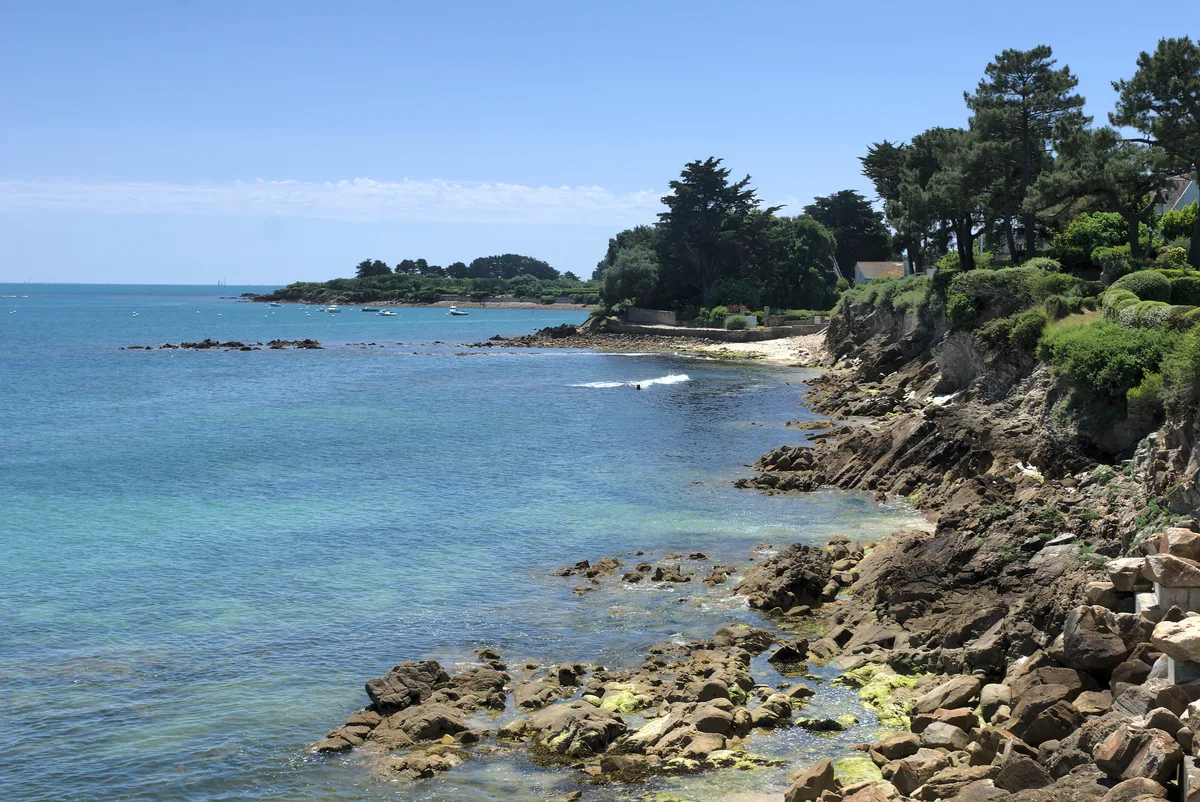 Kervillen-Strand, La Trinité-sur-Mer, Brittany, Frankreich — 3