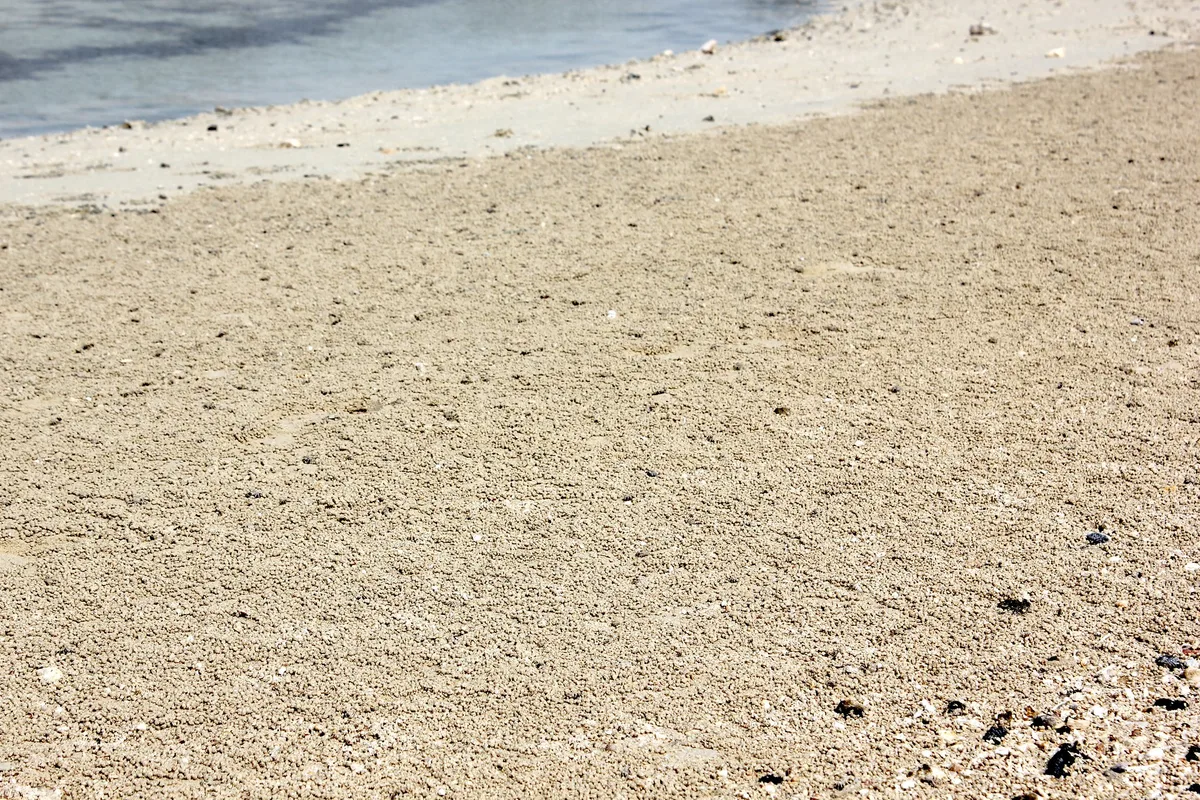 Spiaggia di Al Thakhira, Al Dhakhira, Persian Gulf, Qatar — 2