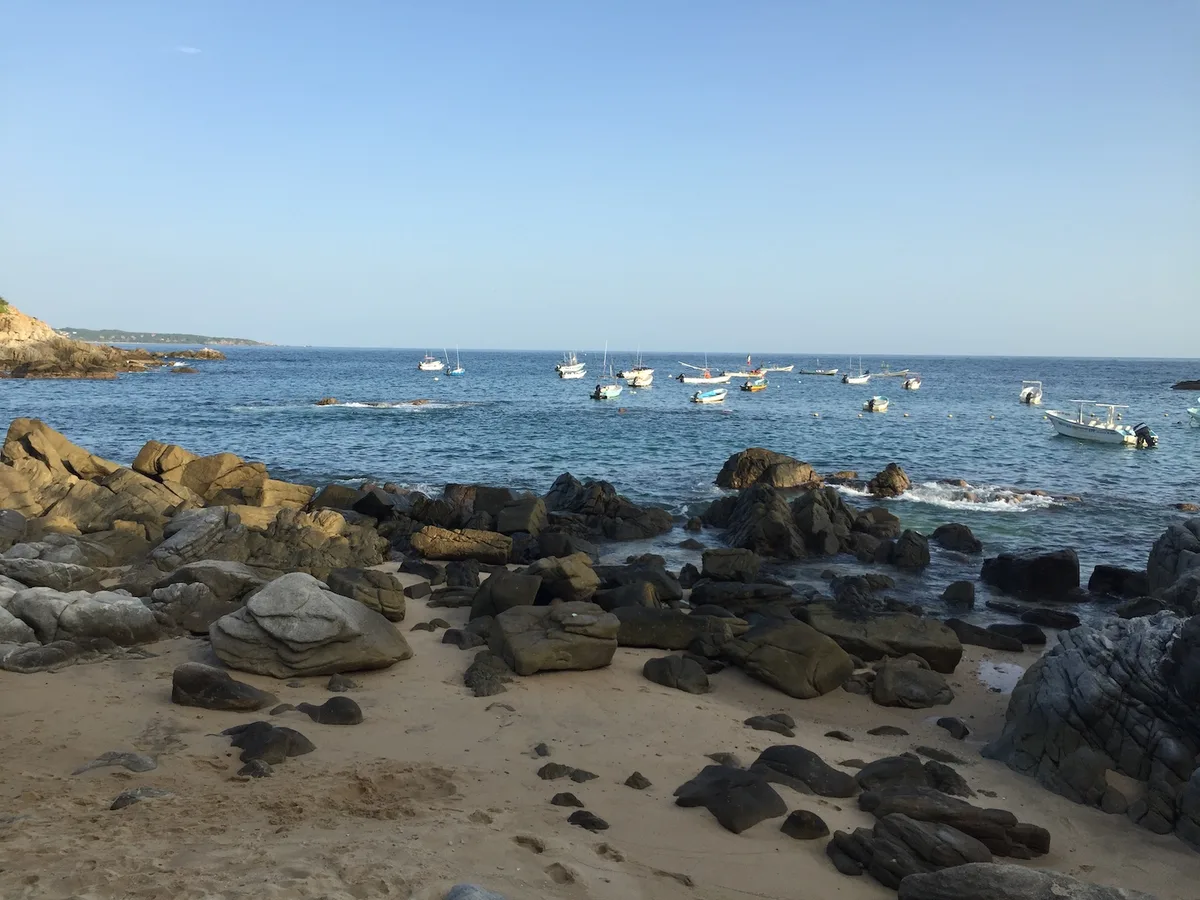 Puerto Angelito Beach, Puerto Escondido, Mexican Pacific, Mexico — 4