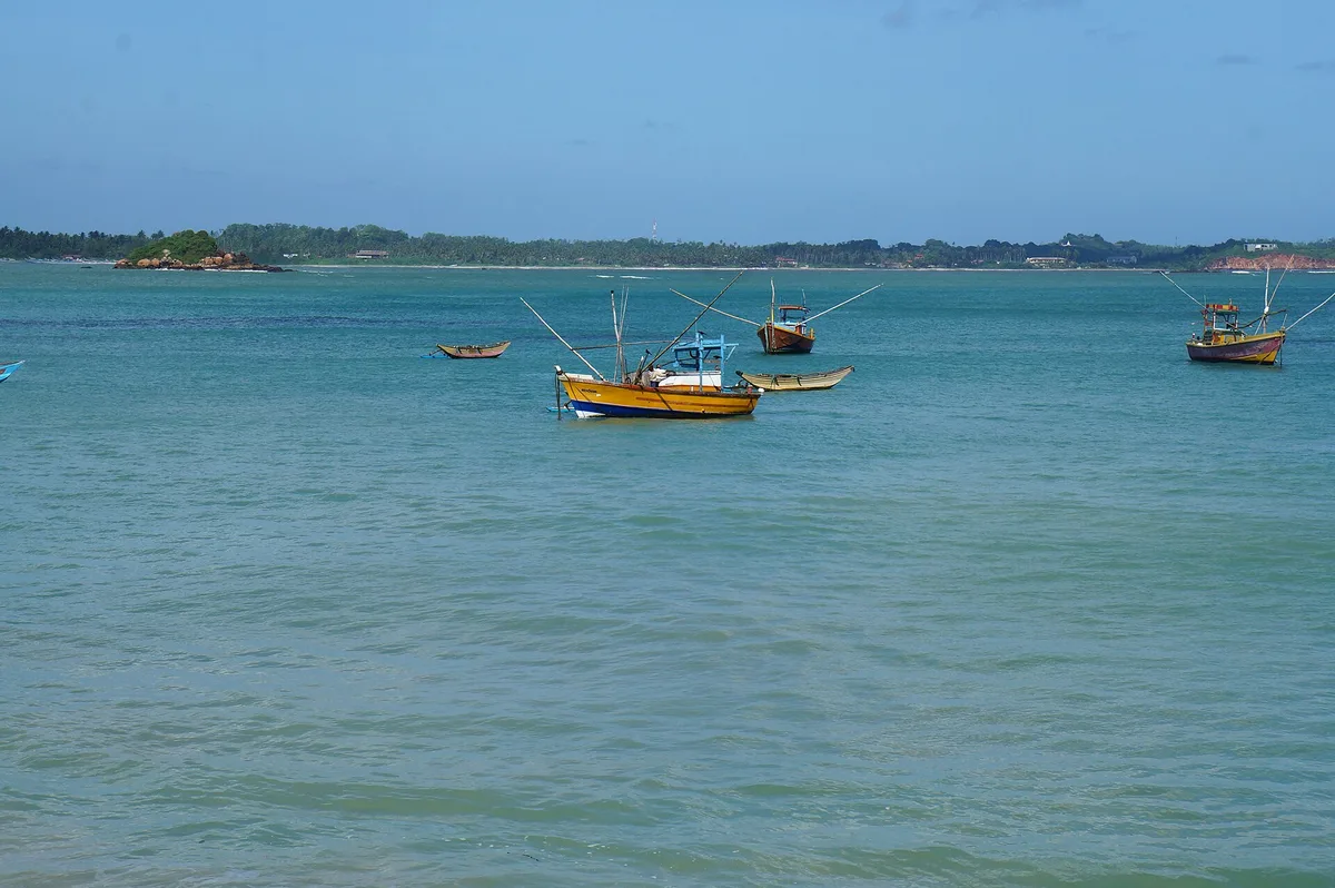 Spiaggia di Weligama, Weligama, Southern Province, Sri Lanka — 2