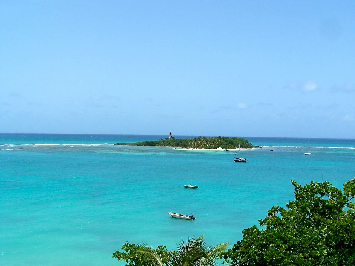 Ilet du Gosier-strand, Le Gosier, Guadeloupe, Frankrijk — 4