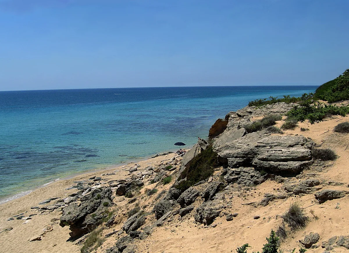 Plage de Punta Prosciutto, Porto Cesareo, Puglia, Italie