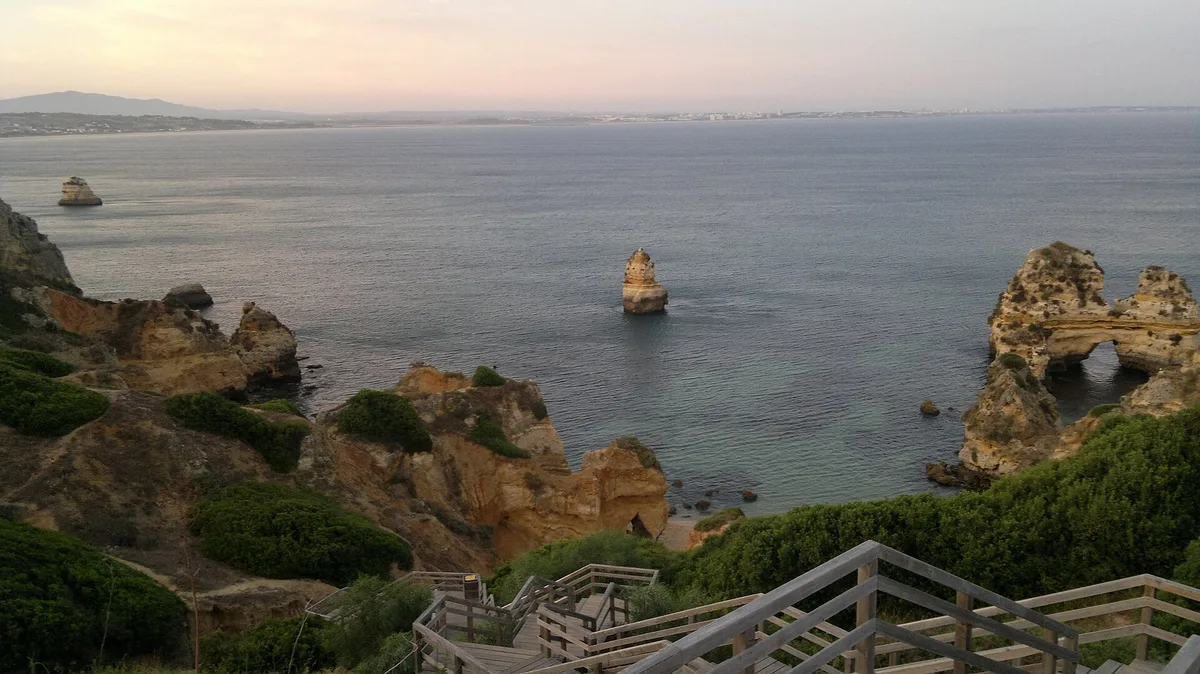 Plage de Camilo, Lagos, Portuguese Atlantic, Portugal — 3