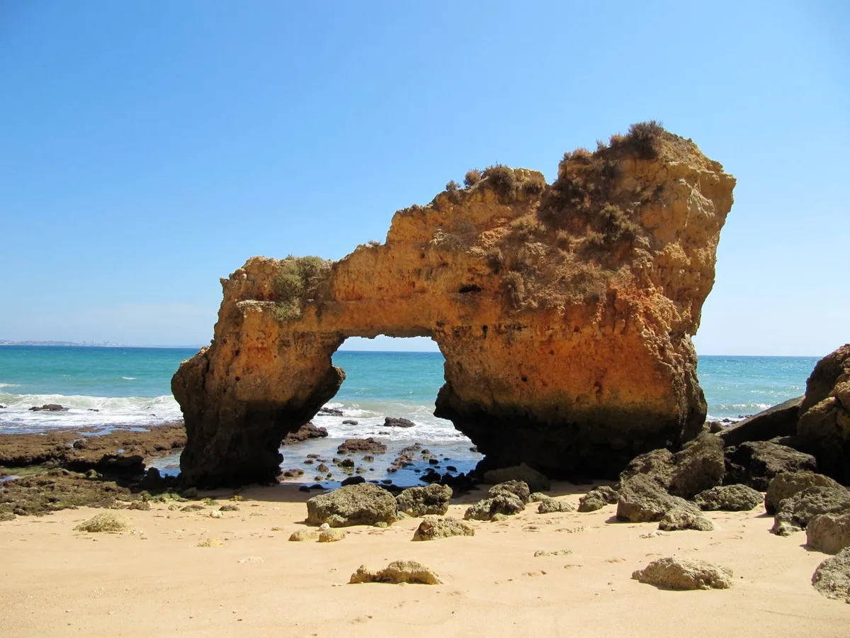 Plage de Camilo, Lagos, Portuguese Atlantic, Portugal — 2