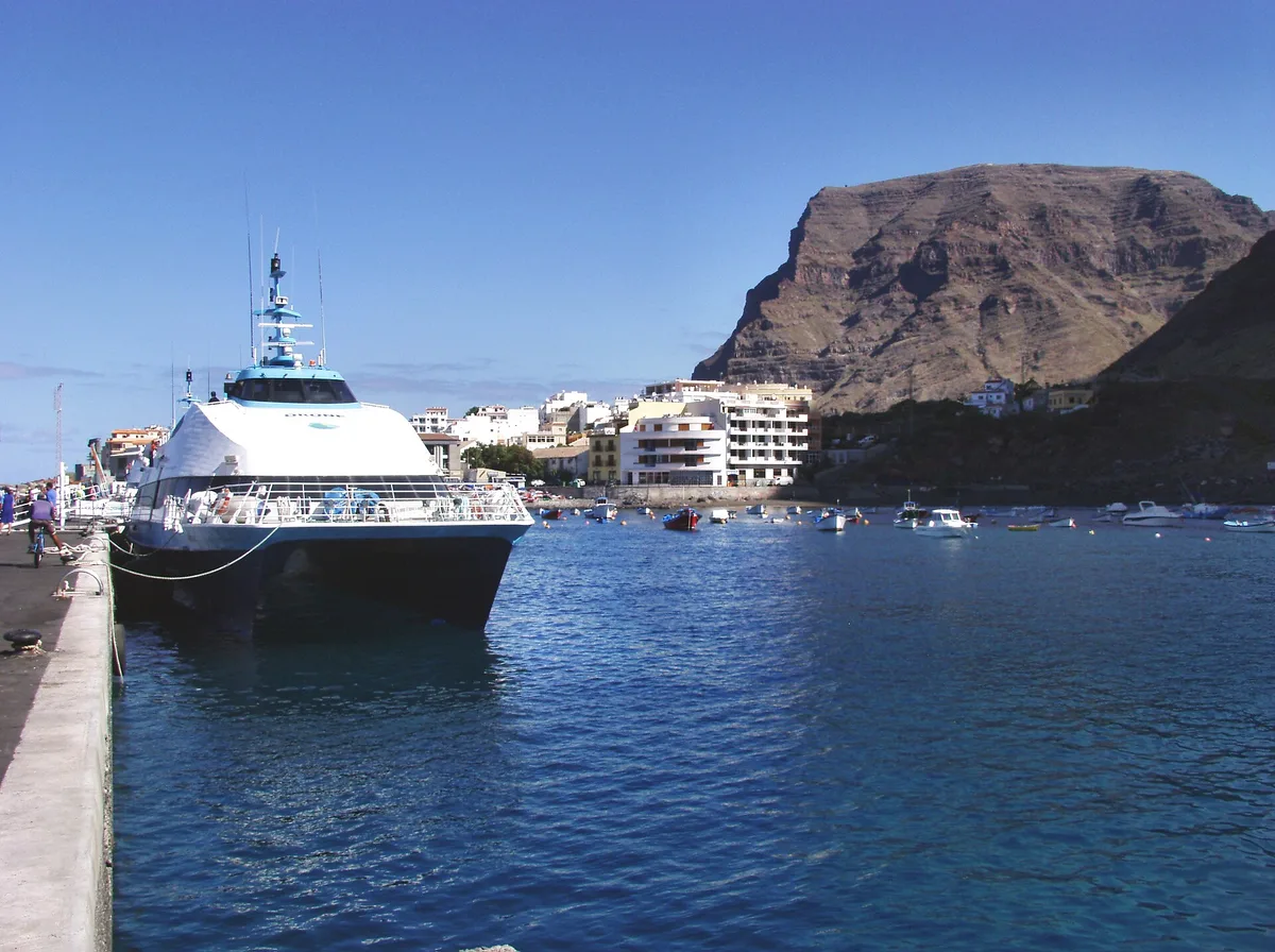 Vueltas-Strand, Valle Gran Rey, Canary Islands, Spanien — 5