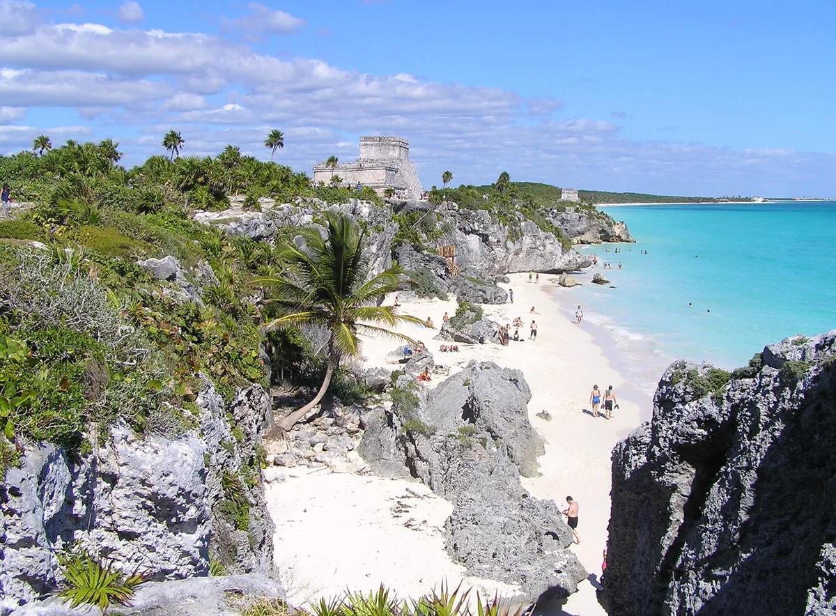 Playa Tulum Sur, Tulum, Yucatan Caribbean, México — 3