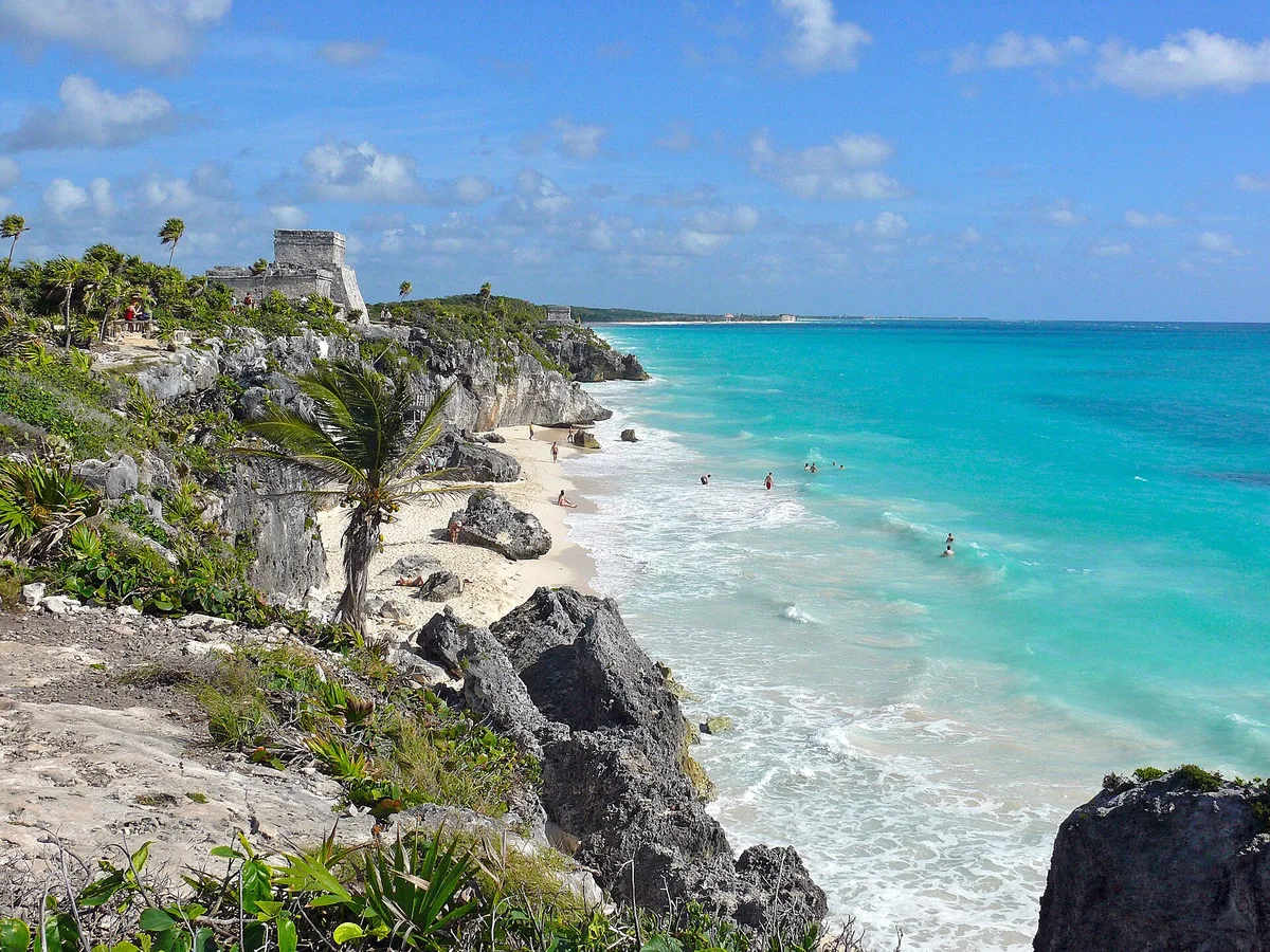 Playa Tulum Sur, Tulum, Yucatan Caribbean, México — 4