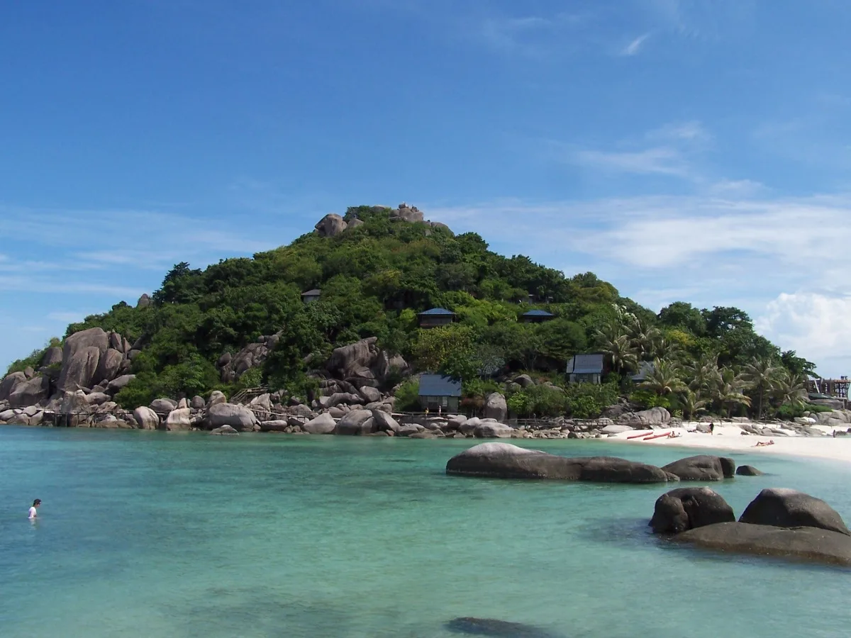 Spiaggia di Koh Nang Yuan, Ko Tao, Gulf of Thailand, Thailandia — 4