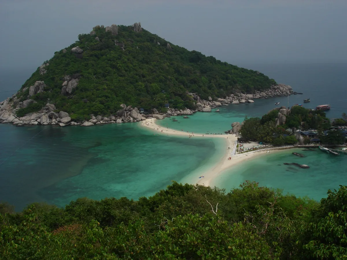 Spiaggia di Koh Nang Yuan, Ko Tao, Gulf of Thailand, Thailandia — 3