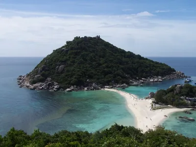 Spiaggia di Koh Nang Yuan, Ko Tao, Gulf of Thailand, Thailandia — 2