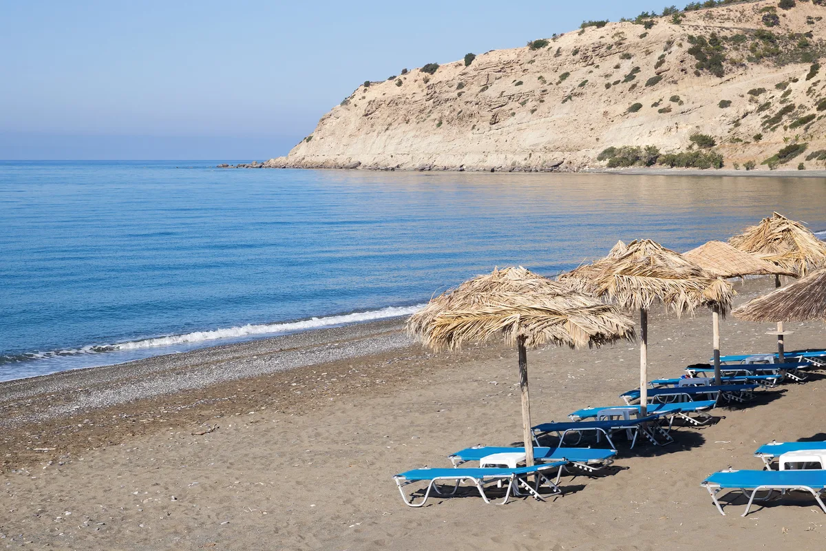Playa de Myrtos, Ierapetra, Crete, Grecia — 2