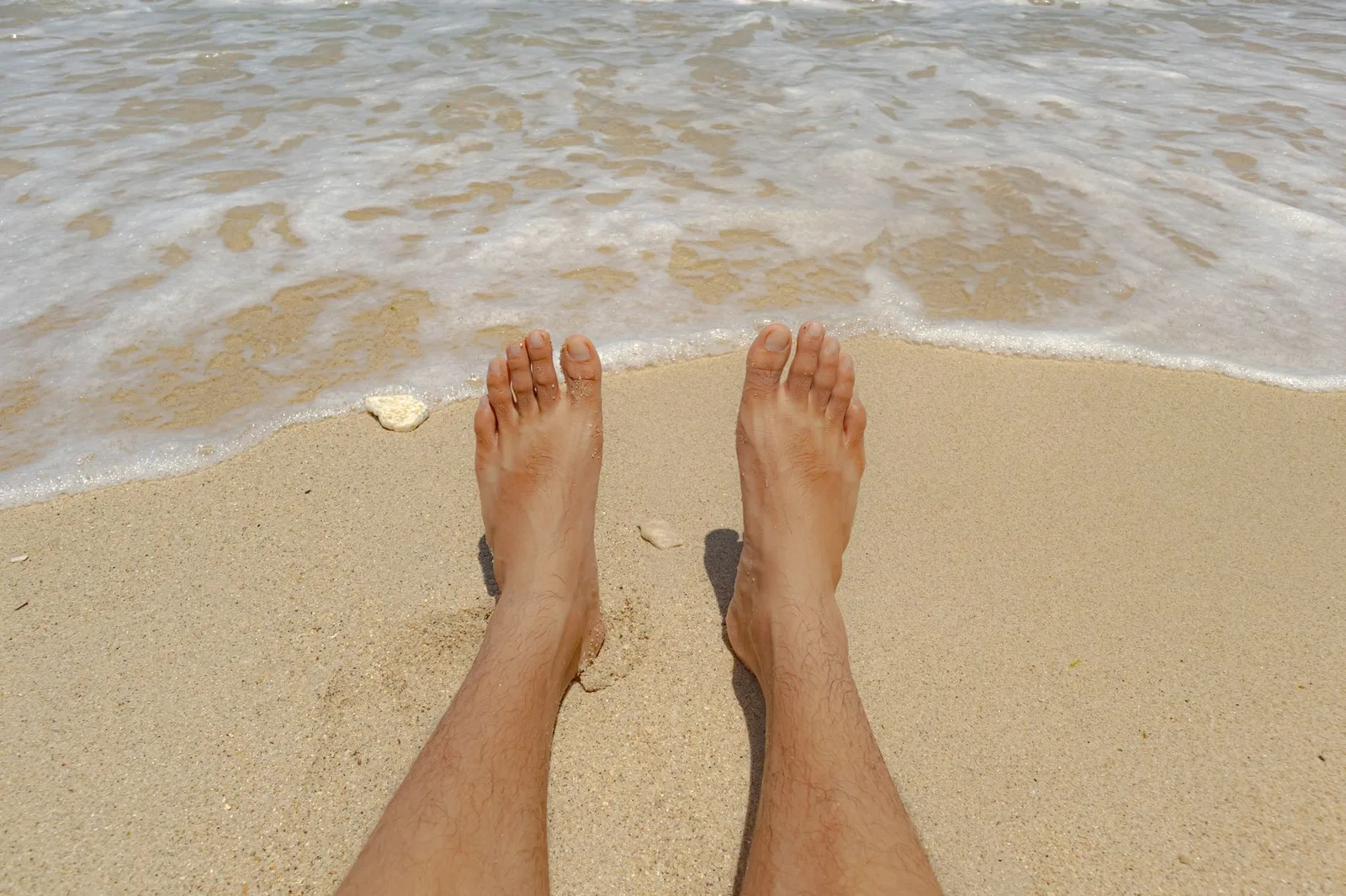 Genieten van het zachte zand en de rustige golven. Perfecte zomerse ontsnapping.